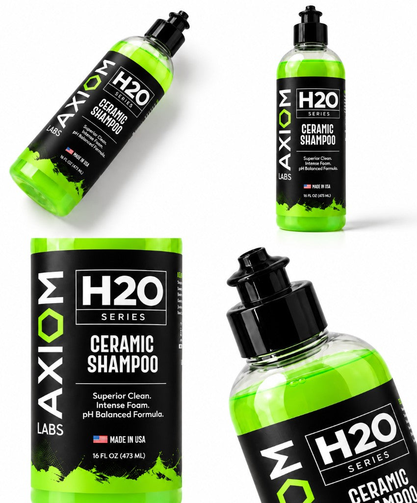 H2O Ceramic Shampoo collage