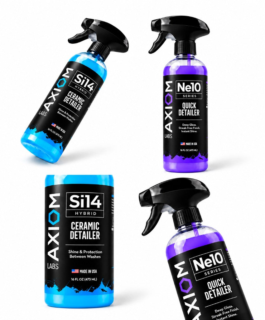 Si14 Ceramic Detailer and Ne10 Exterior Detailer, shown together