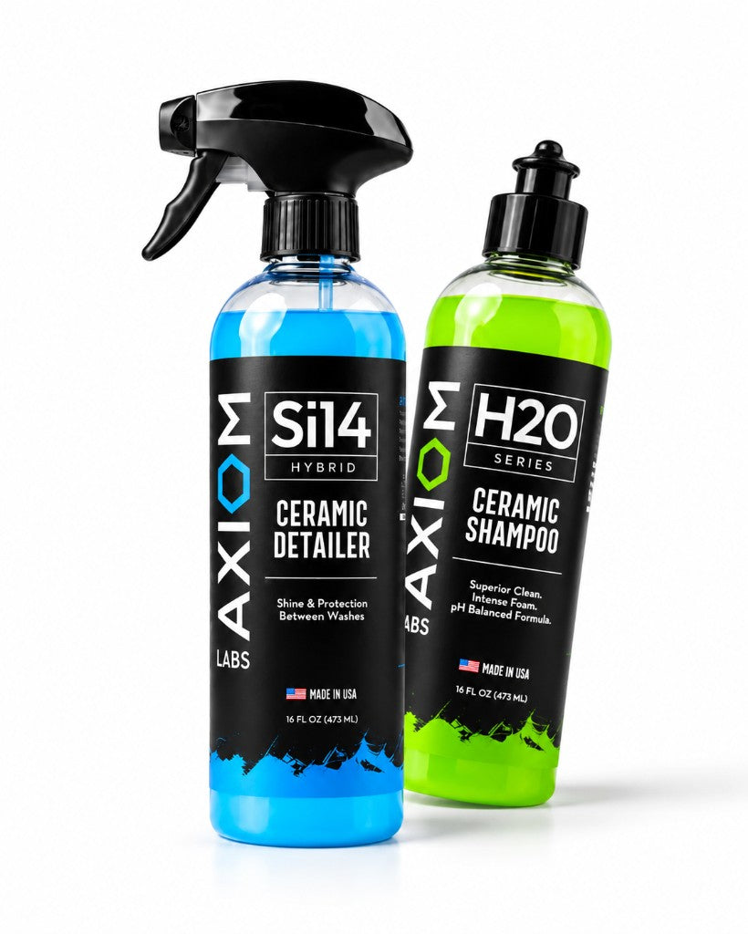 Si14 Ceramic Detailer and H2O Ceramic Shampoo together